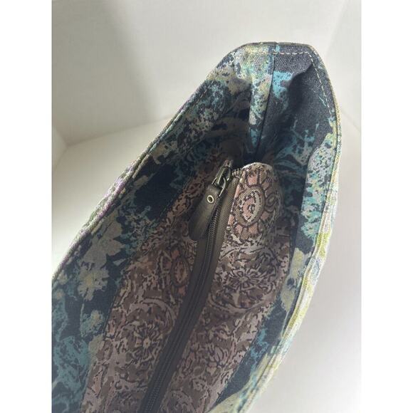 Myra Le Fleur Bel Shoulder Bag Floral Canvas & Leather Purse Mixed Print - Picture 7 of 12